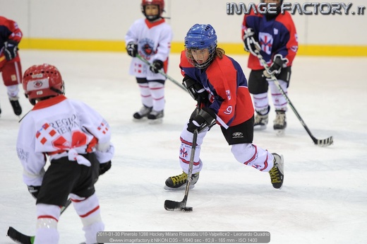 2011-01-30 Pinerolo 1288 Hockey Milano Rossoblu U10-Valpellice2 - Leonardo Quadrio